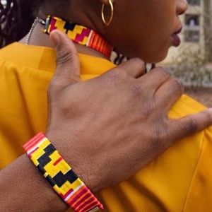 Ankara Kente Print bracelet